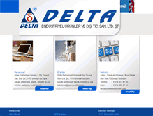 Tablet Screenshot of deltaendustriyel.com